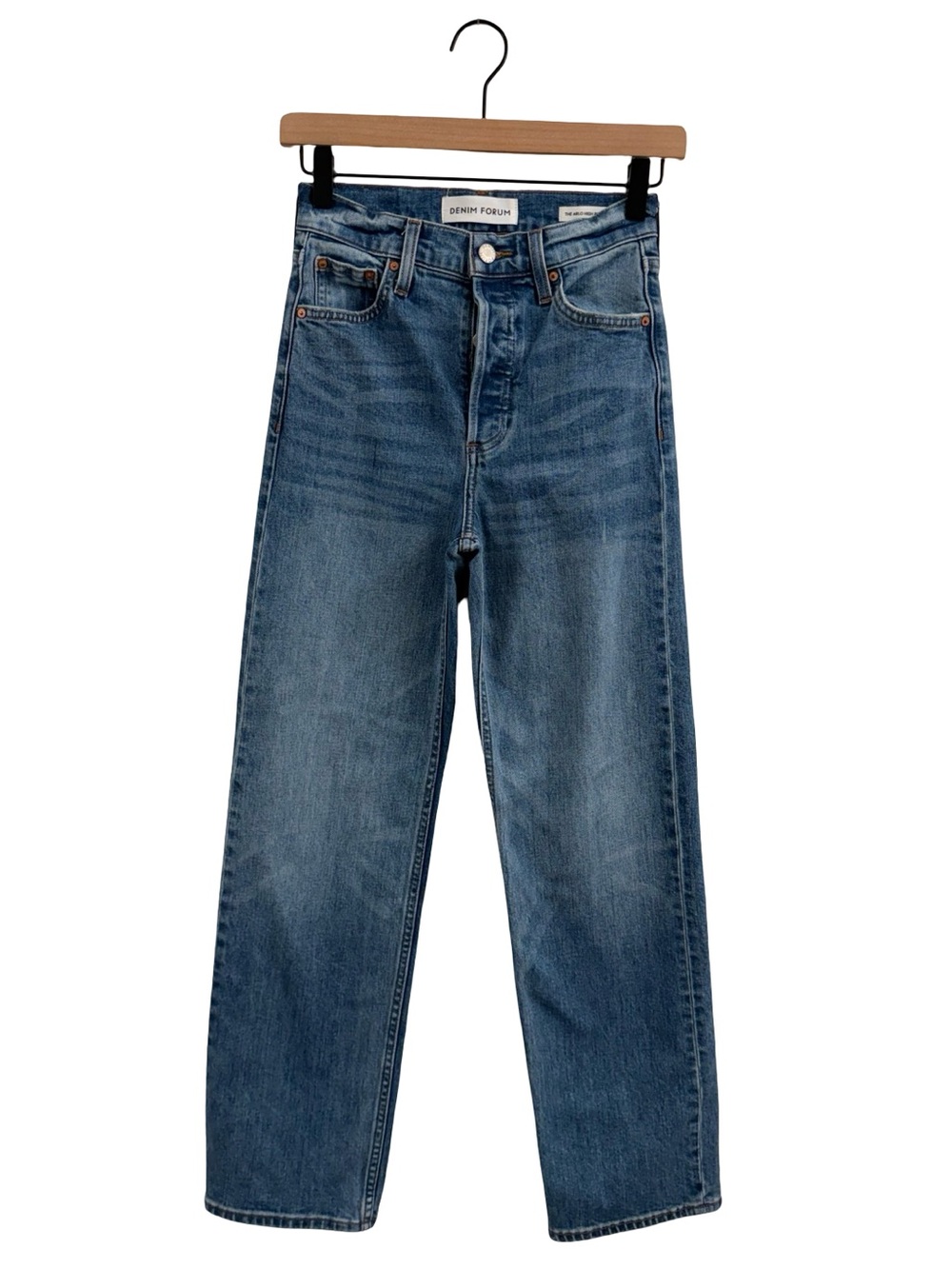Denim Forum women’s Blue Straight-Leg Jeans